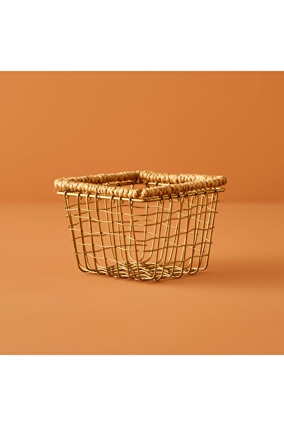 Bella Maison سلة فرن مربعة طبيعية (13x8 سم)