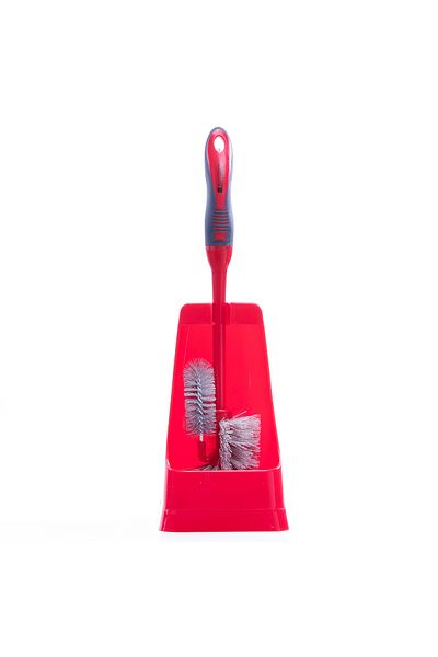 ROYALFORD RF8834 One Click Series Toilet Brush with Holder - Easy Storage with Comfortable Handle