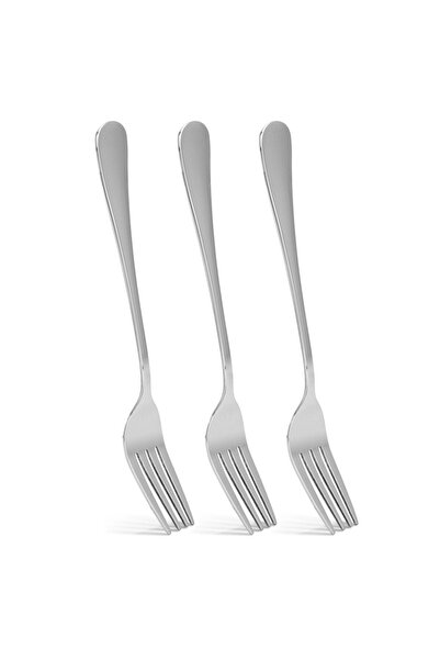 Fissman 3-Piece Dessert Fork Flavia 17cm Stainless Steel