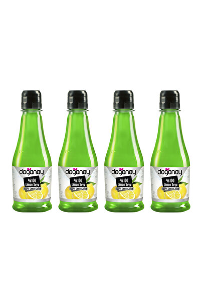 Doğanay %100 Limon Suyu 500 ml x 4 Adet Pet