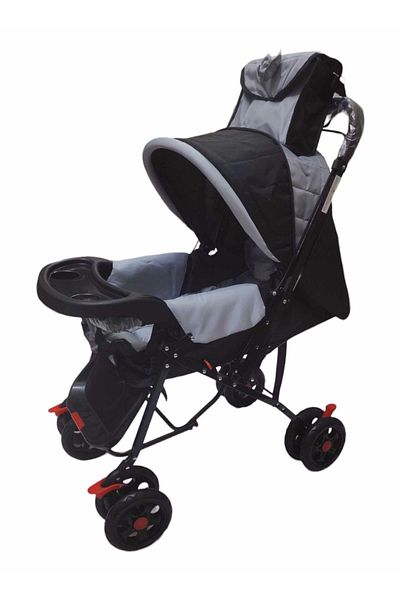 BabyCara Baby Stroller Reversible Handle with a Bag for Babies Accessories 0-3 Years
