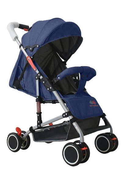 BabyCara Foldable Baby Stroller with Spring Cup Holder Storage Basket High-Quality Design