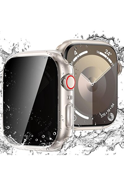 MMP SHOP Apple Watch Series 7 8 9 45mm Uyumlu Hayalet Kılıf Kasa Ve Ekran Kor...