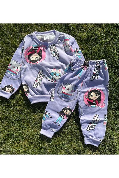 SANTRALBEBE Set pijama pentru fete cu ridicare