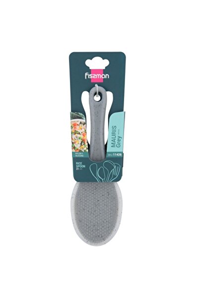 Fissman Rice Spoon Mauris Grey 21cm (Nylon + Silicone)