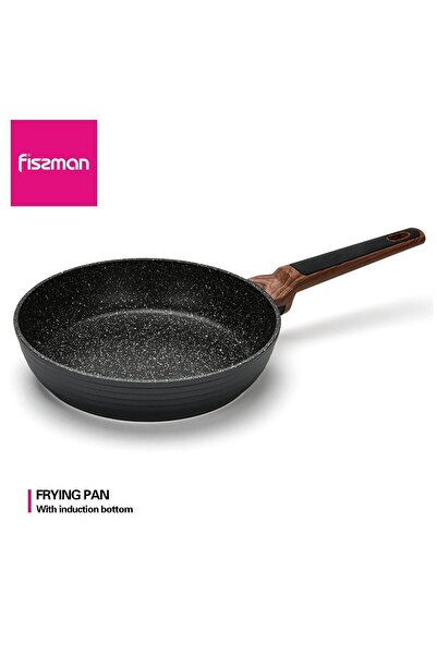 Fissman مقلاة من الألماس مقاس 28 سم مع طلاء من الألومنيوم وطبقة غير لاصقة وقا...