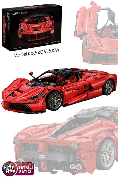 Vagonlife Viva Hypercar -C61505W (4739 Pieces) Professional Toy Construction Set