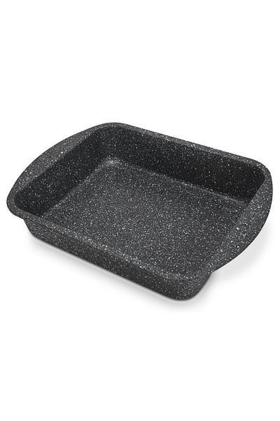 Fissman Roaster Pan 35x27cm, Carbon Steel Non Stick Coating 5.5cm Deep Roaster Pan PFOA Free