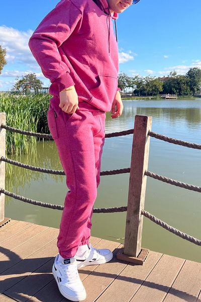 ruNadeS Men's Relaxed Fit Sweatpants with Raised Inside and Elastic Legs and Kangaroo Pocket - Home Wear