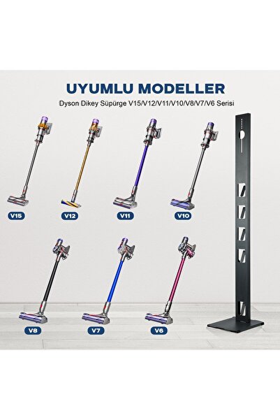 MİLANO HOME Şarjlı Süpürge Standı Dyson V15 Ayaklı Ünite Dyson Gen5detect Ayaklı Ünite