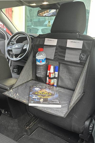 RevuBaby Car Seat Back Item Organizer Organizer Folding and Table Having Feature Car Interior Organizer