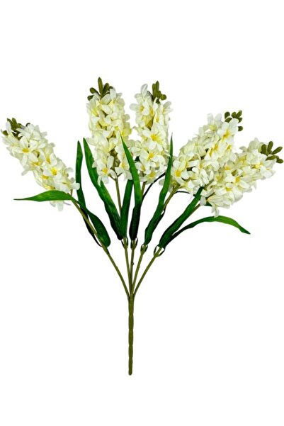 Nettenevime Yapay Çiçek Sümbül Demeti Beyaz 55*40cm 1.Kalite