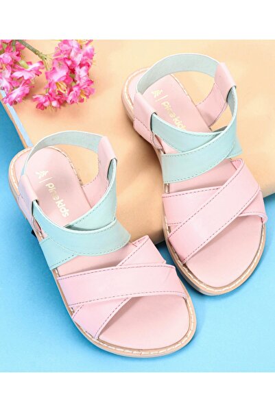 Pine kids صندل - وردي أخضر بحري