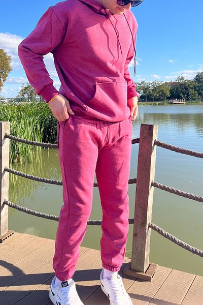 ruNadeS Men's Relaxed Fit Sweatpants with Raised Inside and Elastic Legs and Kangaroo Pocket - Home Wear