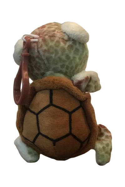 SELAY TOYS Toy Plush Keychain Turtle Brown 1536