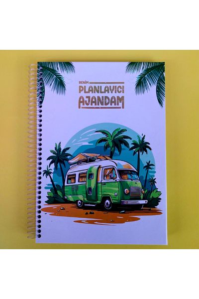 Glanart Timeless My Weekly Agenda Manifest Notebook 17X24Cm 100 Sheets Planner Notebook Camping