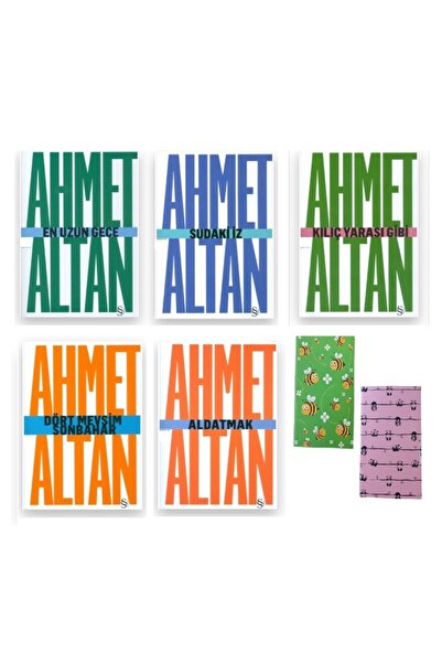 Alfa Yayınları En Uzun Gece-Sudaki İz-Kılıç Yarası Gibi-Aldatmak-Dört Mevsim Sonbahar-Cep Boy-Not Defteri HEDİYE