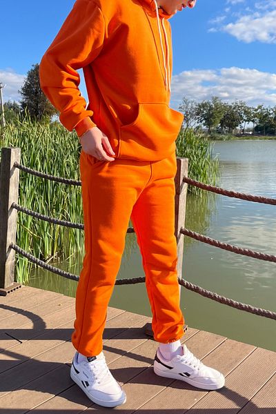 ruNadeS Men's Relaxed Fit Sweatpants with Raised Inside and Elastic Legs and Kangaroo Pocket - Home Wear
