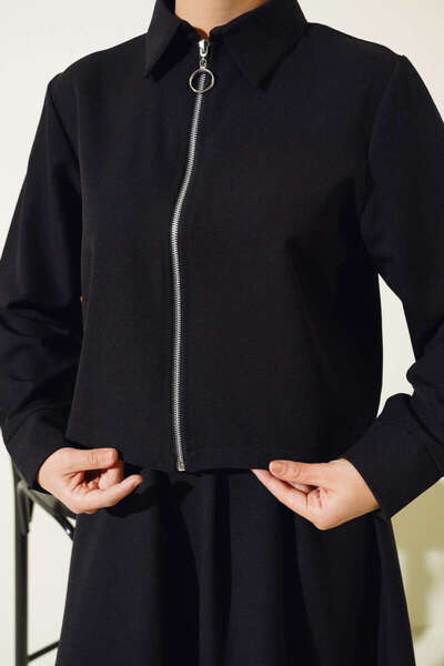 VOLT CLOTHİNG Γυναικεία διπλή φούστα με φερμουάρ