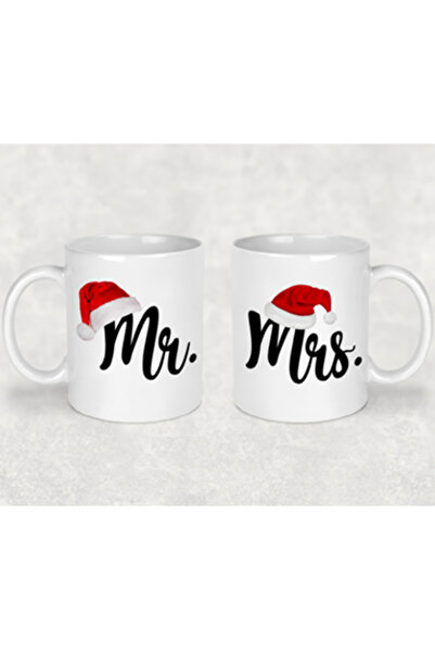 POPULUS السيدة. والسيدة. كأس عيد الميلاد المكتوب مكون من 2