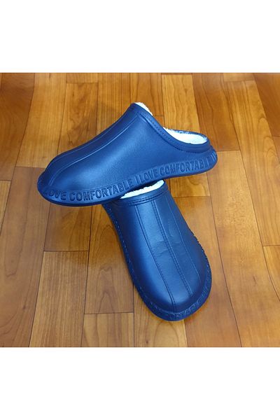 Akınal Bella Ανδρικές χειμερινές παντόφλες Navy Blue