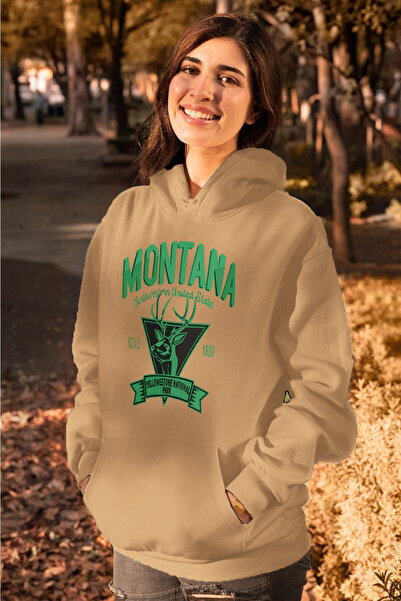 NEW MODA - Hanorac imprimat Montana