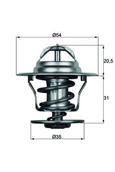 MAHLE Termostat A3-a4-a6-bora-caddy Iı-golf-jetta Iı-passat-polo-t4-t5-octavıa-cordoba-ıbıza-fabıa-felıca