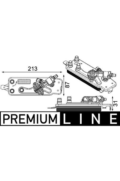 MAHLE Bmw N55 N63 F10 F12 F06 F01 F02 F03 F04 Premium Line Sanziman Yag Cooler