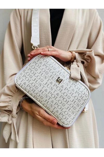 Just Polo Women's Waterproof Print Patterned 5 Compartment Postman Shoulder Bag Tr3502