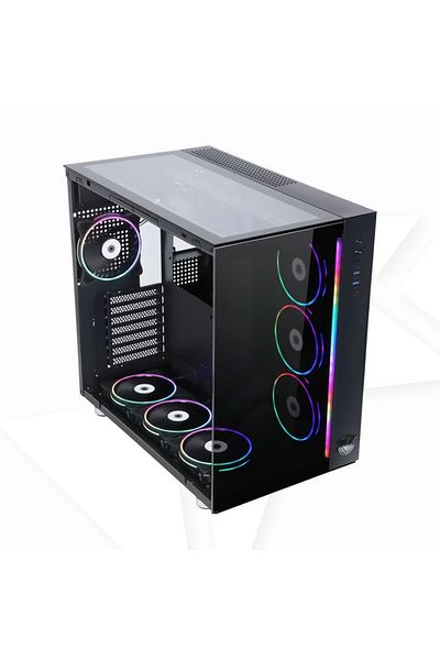 ASA ODYSSEY Black with 7 ARGB Fans Mid-Tower Case