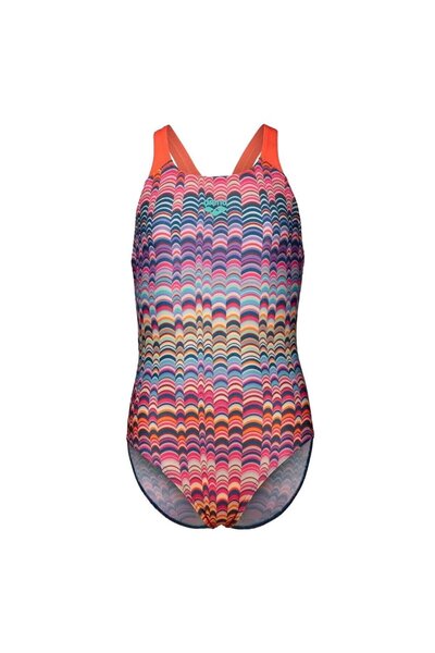 ARENA Ondulatıon Swımsuıt Swım Pro Back Kız Çocuk Yüzücü Mayosu 008168192