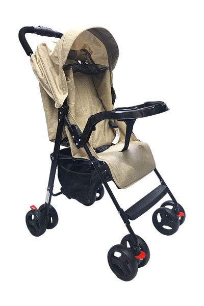 BabyCara Lightweight Stroller with Adjustable Seat Phone Base and Convenient Storage Basket