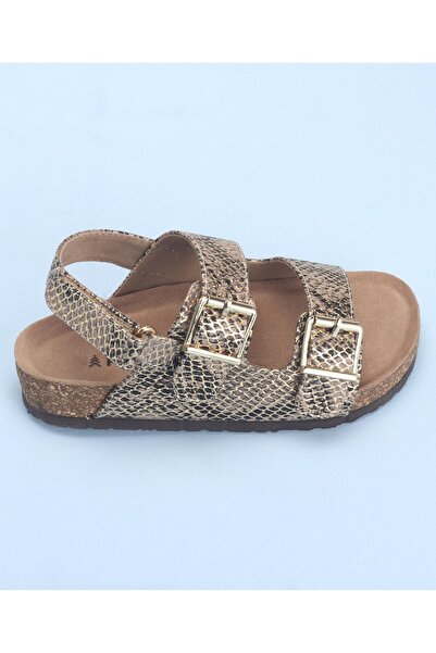 Pine kids Sandals with Velcro Closure - Golden