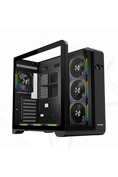spear Gaming MEER PRO ATX 7 ARGB Fan Black