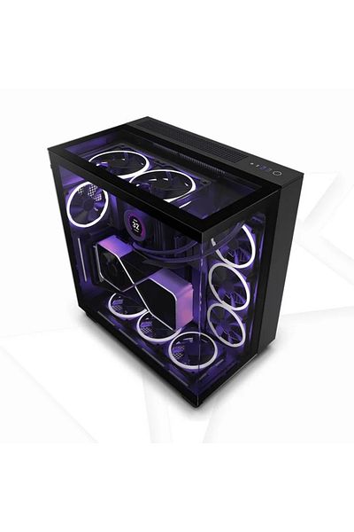Nzxt H9 Elite Case with RGB Fans Black