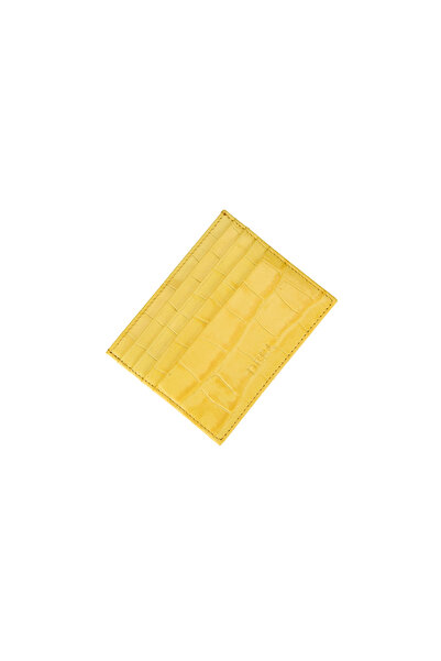 Desa Lucius Жовта шкіряна картка