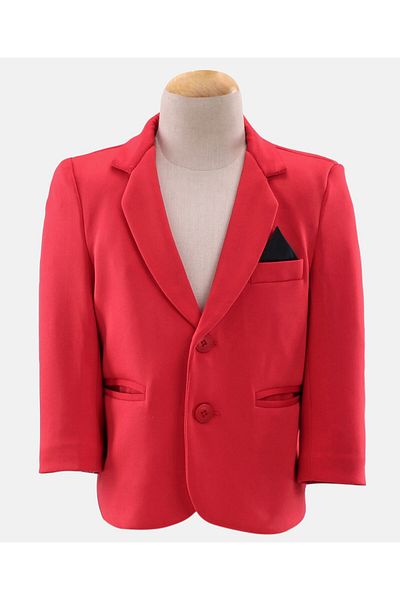 Babyhug Babyhug Full Sleeves Stretch Fit Party Suit Bow - Red & Black