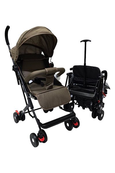 BabyCara Lightweight Stroller with Adjustable Seat and Convenient Storage Basket