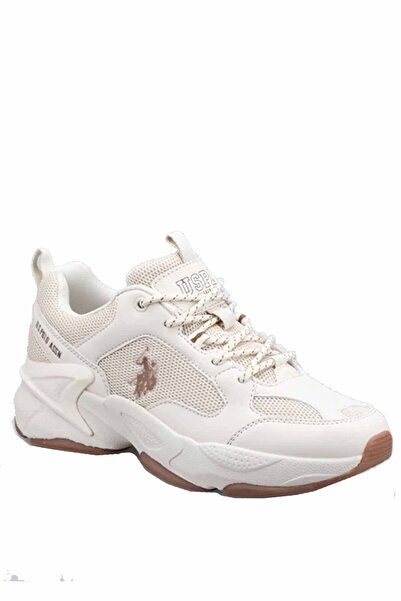 U.S. Polo Assn. Πόλο Ασν. Ίσως Unisex Beige Sports Shoes Ckr00857 - 36 Παπούτ...