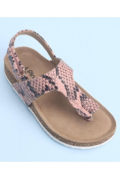 Pine kids Casual Wear Sandals with Velcro Belt Closure - Light Pink