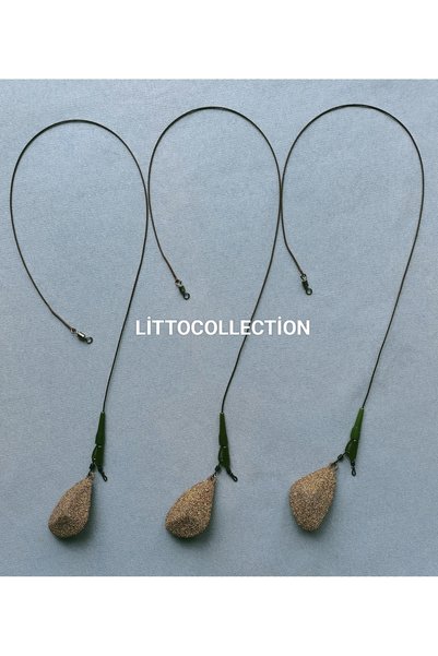 LittoCollection 3 Adet Kurşun'Lu Leadcore Takım