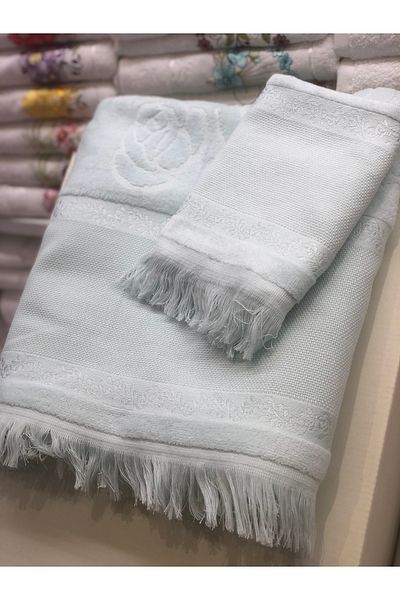 Fiesta Σετ πετσετών Baby Blue Soft Etamin Mother-Daughter