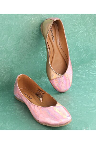 Pine kids Slip On Textured Bellies - Pink