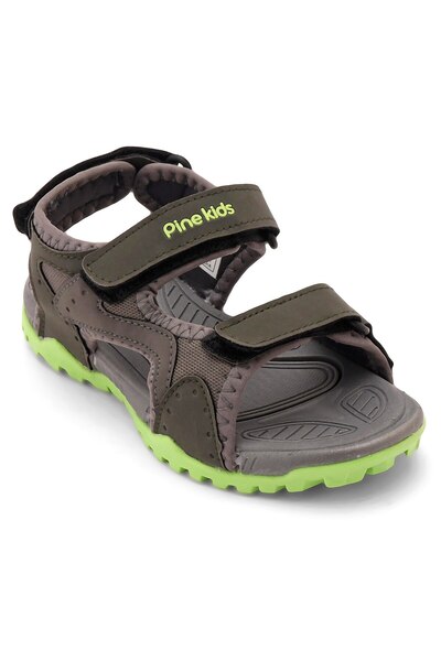 Pine kids Velcro Closure Sandals - Green