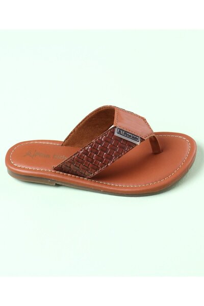 Pine kids Party Wear Sandals - Brown