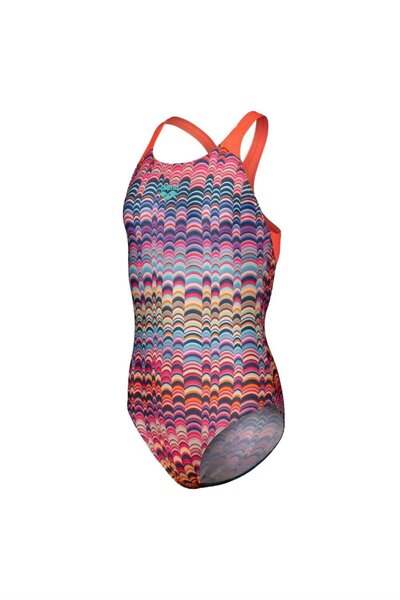 ARENA Ondulatıon Swımsuıt Swım Pro Back Kız Çocuk Yüzücü Mayosu 008168192