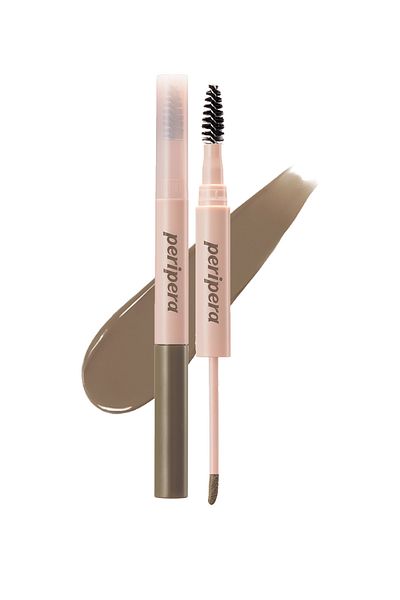 PERIPERA Long-Lasting Intense Pigmented Eyebrow Gel Peripera Speedy Drawing Longwear Brow (01 Ash Gray)