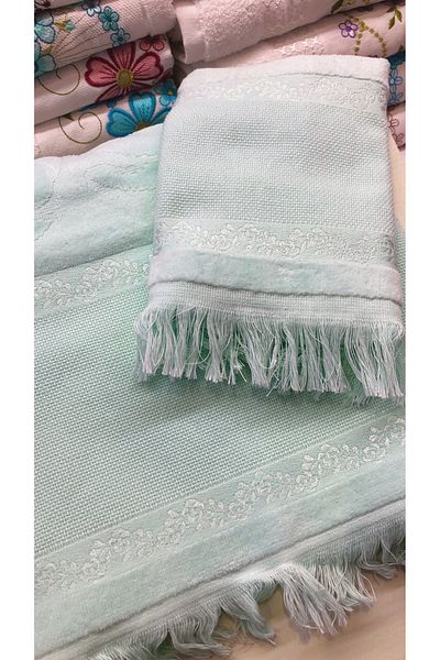 Fiesta Σετ πετσετών Water Green Soft Etamin Mother-Daughter