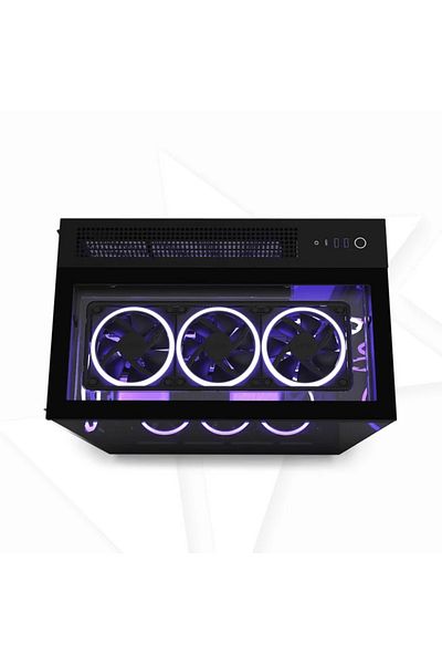 Nzxt H9 Elite Case with RGB Fans Black