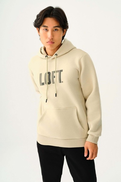 Loft 2038246 Regular Fit Erkek Sweatshirt - TAŞ RENGİ - XL - ST07845-TAŞ RENG...
